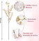 Set of 3 Silk Cherry Blossom Branches – Artificial Cherry Blossom Stems for Vase Arrangements, Faux Flowers for Wedding, Home, and Party Decor